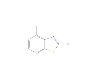 2-Chloro-4-methyl-benzothiozole (CAS 3622-32-0) - chemical structure image