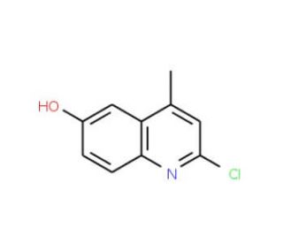 2-Chloro-4-methyl-quinolin-6-ol (CAS 41957-91-9) - chemical structure image