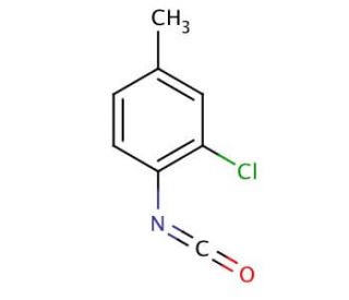 2-Chloro-4-methylphenyl isocyanate (CAS 40398-00-3) - chemical structure image