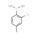 2-Chloro-4-methylphenylboronic acid (CAS 145349-62-8) - chemical structure image