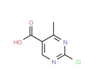2-Chloro-4-methylpyrimidine-5-carboxylic acid (CAS 188781-10-4) - chemical structure image