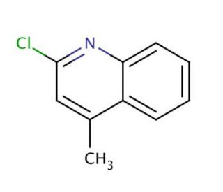 2-Chloro-4-methylquinoline (CAS 634-47-9) - chemical structure image