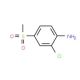 2-Chloro-4-(methylsulfonyl)aniline (CAS 13244-35-4) - chemical structure image