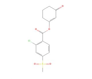 2-Chloro-4-(methylsulfonyl)-oxo-1-cyclohexen-1-yl benzoic acid (CAS 114911-83-0) - chemical structure image