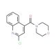 2-chloro-4-(morpholin-4-ylcarbonyl)quinoline (CAS 135323-95-4) - chemical structure image