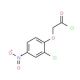 (2-chloro-4-nitrophenoxy)acetyl chloride - chemical structure image