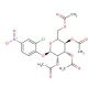 2-Chloro-4-nitrophenyl-2,3,4,6-tetra-O-acetyl-α-D-glucopyranoside (CAS 153823-58-6) - chemical structure image