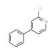 2-Chloro-4-phenylpyridine (CAS 42260-39-9) - chemical structure image