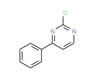 2-Chloro-4-phenylpyrimidine (CAS 13036-50-5) - chemical structure image