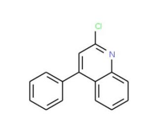 2-chloro-4-phenylquinoline (CAS 5855-56-1) - chemical structure image