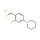 2-Chloro-4-piperidin-1-yl-benzaldehyde hydrochloride - chemical structure image