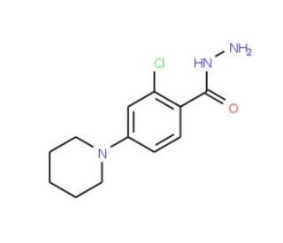2-Chloro-4-piperidinobenzenecarbohydrazide - chemical structure image