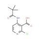 2-Chloro-4-pivalamidonicotinic acid (CAS 1021339-24-1) - chemical structure image