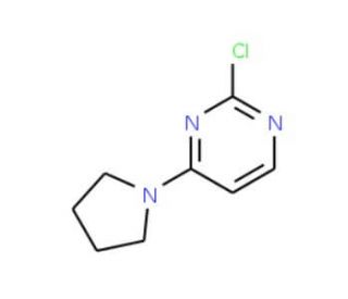 2-Chloro-4-(pyrrolidin-1-yl)pyrimidine (CAS 35691-20-4) - chemical structure image