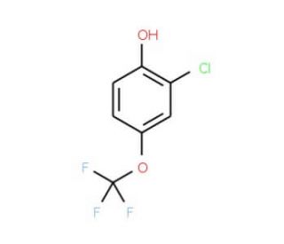 2-Chloro-4-trifluoromethoxyphenol (CAS 70783-75-4) - chemical structure image