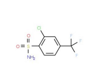 2-Chloro-4-(trifluoromethyl)benzenesulfonamide (CAS 146533-47-3) - chemical structure image