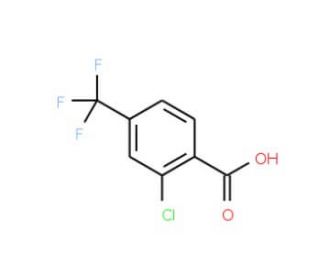 2-Chloro-4-(trifluoromethyl)benzoic acid (CAS 23228-45-7) - chemical structure image