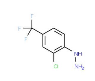 2-Chloro-4-(trifluoromethyl)phenyl hydrazine (CAS 86398-98-3) - chemical structure image