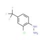 2-Chloro-4-(trifluoromethyl)phenyl hydrazine (CAS 86398-98-3) - chemical structure image