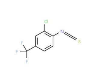 2-Chloro-4-(trifluoromethyl)phenyl isothiocyanate (CAS 175205-38-6) - chemical structure image