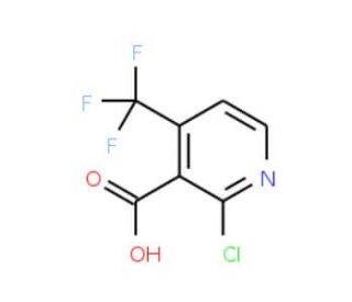 2-Chloro-4-(trifluoromethyl)pyridine-3-carboxylic acid (CAS 590371-81-6) - chemical structure image