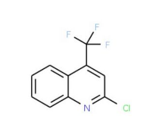 2-Chloro-4-(trifluoromethyl)quinoline (CAS 2806-29-3) - chemical structure image
