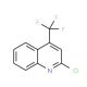 2-Chloro-4-(trifluoromethyl)quinoline (CAS 2806-29-3) - chemical structure image
