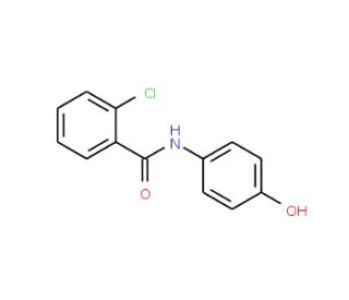 2-Chloro-4&prime;-hydroxybenzanilide (CAS 35607-02-4) - chemical structure image
