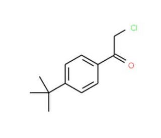 2-chloro-4&prime;-tert-butylacetophenone (CAS 21886-62-4) - chemical structure image