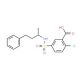 2-chloro-5-{[(1-methyl-3-phenylpropyl)amino]sulfonyl}benzoic acid - chemical structure image