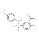 2-Chloro-5-[(4-methoxy-phenyl)-methyl-sulfamoyl]-benzoic acid - chemical structure image
