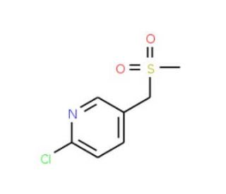 2-chloro-5-[(methylsulfonyl)methyl]pyridine - chemical structure image