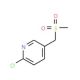 2-chloro-5-[(methylsulfonyl)methyl]pyridine - chemical structure image