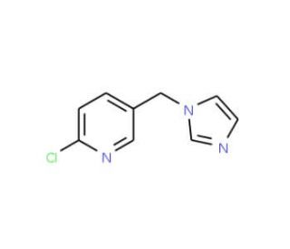 2-chloro-5-(1H-imidazol-1-ylmethyl)pyridine - chemical structure image