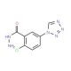 2-Chloro-5-(1H-tetrazol-1-yl)benzohydrazide - chemical structure image