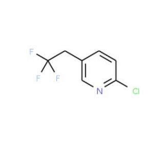 2-Chloro-5-(2,2,2-trifluoroethyl)pyridine - chemical structure image