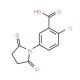 2-Chloro-5-(2,5-dioxo-pyrrolidin-1-yl)-benzoic acid - chemical structure image