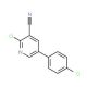 2-Chloro-5-(4-chlorophenyl)nicotinonitrile (CAS 35982-99-1) - chemical structure image