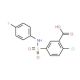 2-Chloro-5-(4-fluoro-phenylsulfamoyl)-benzoic acid - chemical structure image