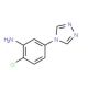 2-Chloro-5-(4H-1,2,4-triazol-4-yl)aniline - chemical structure image