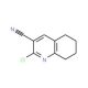 2-chloro-5,6,7,8-tetrahydroquinoline-3-carbonitrile (CAS 65242-27-5) - chemical structure image