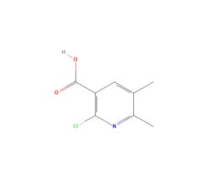 2-Chloro-5,6-dimethylnicotinic Acid (CAS 120003-75-0) - chemical structure image