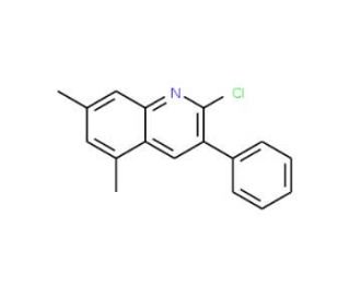 2-Chloro-5,7-dimethyl-3-phenylquinoline (CAS 1031928-11-6) - chemical structure image