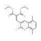 2-Chloro-5,8-dimethyl-3-(2,2-diethoxycarbonyl)vinylquinoline (CAS 1031928-88-7) - chemical structure image
