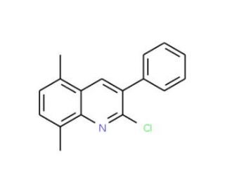 2-Chloro-5,8-dimethyl-3-phenylquinoline (CAS 1031928-12-7) - chemical structure image