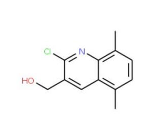 2-Chloro-5,8-dimethylquinoline-3-methanol (CAS 485337-91-5) - chemical structure image