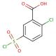 2-Chloro-5-chlorosulfonylbenzoic Acid (CAS 137-64-4) - chemical structure image