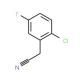 2-Chloro-5-fluorophenylacetonitrile (CAS 395675-23-7) - chemical structure image