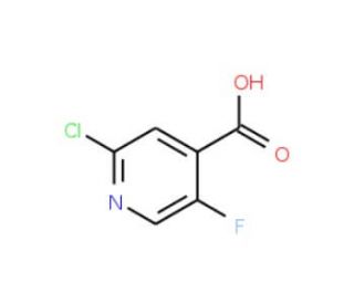 2-Chloro-5-fluoropyridine-4-carboxylic acid (CAS 884494-74-0) - chemical structure image