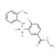 2-chloro-5-(hydrazinocarbonyl)-N-(2-methoxyphenyl)benzenesulfonamide - chemical structure image